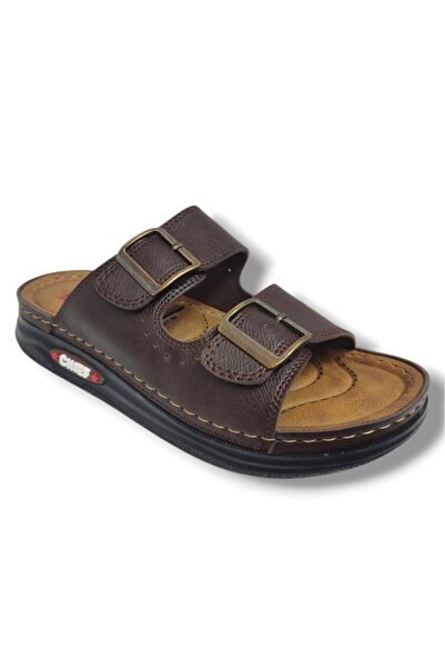 Pera 05-25 Papuci pentru bărbați cu cataramă anatomică cu bandă dublă