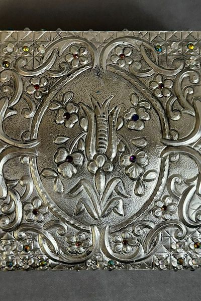 Uretti - Hulya 6683 8868 Handmade Aluminum Foil Plated Decorative Storage Jewelry Box