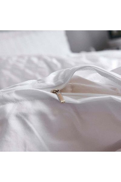 TIANSHIKEER Bed Linen, White, Microfiber, 135 X 220 Cm/ 80 X 80 Cm