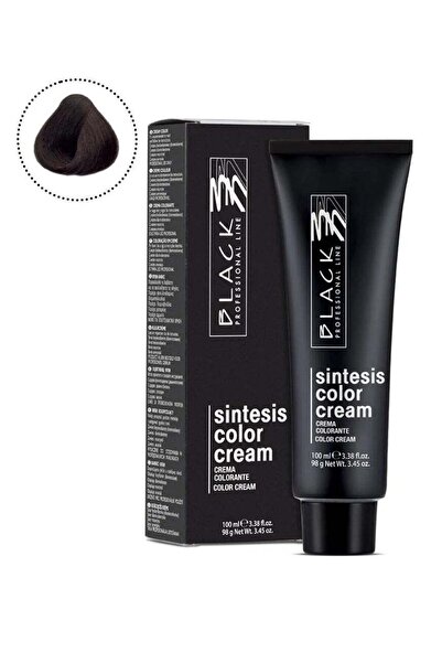 BLACK PROFESSIONAL LINE كريم صبغة الشعر سينتيسيس 4.00 بني فاتح مكثف - 100 مل
