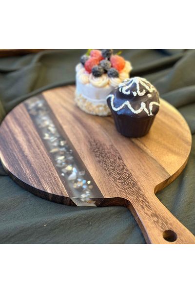 AROW Acacia Round Cutting Board 25 cm