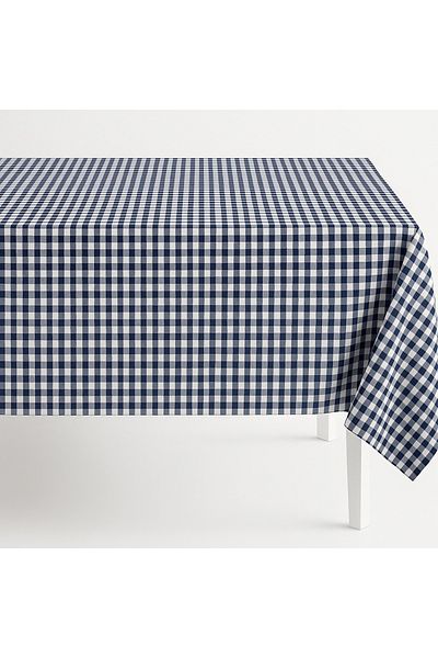 Sinada Checkered 100% Cotton Tablecloth