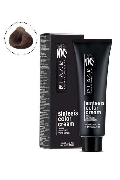 BLACK PROFESSIONAL LINE كريم لون الشعر سينتيسيس 6.1 أشقر رمادي داكن - 100 مل