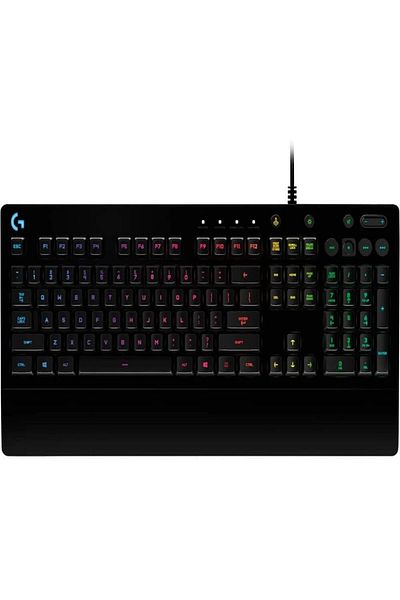 logitech Gaming Keyboard with Dedicated Media Controls, Backlit Keys, Durable Spill-Resistant Design