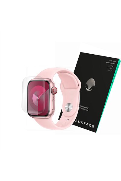 Alien Surface Screen protector 1+2 pieces for Apple Watch 9, 41mm