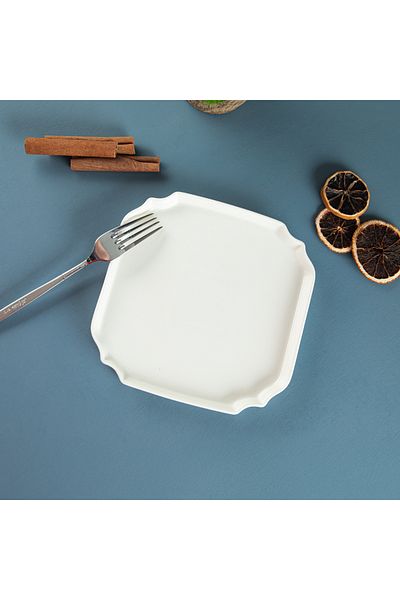 Aryıldız Lunar Square Serving Plate 18 cm