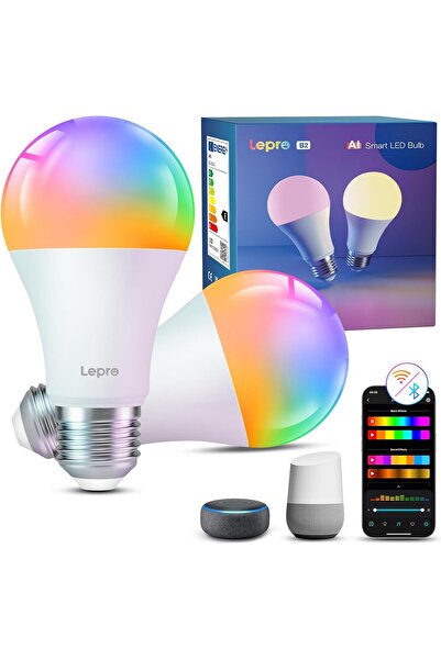 LEPRO مصباح ذكي B2 AI E27، 1100 لومن، 10 واط، أعلى معيار للمنتج