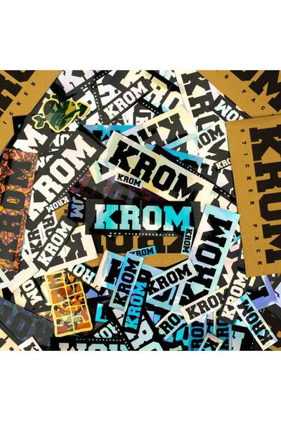 KROM Set of 20 Krom stickers