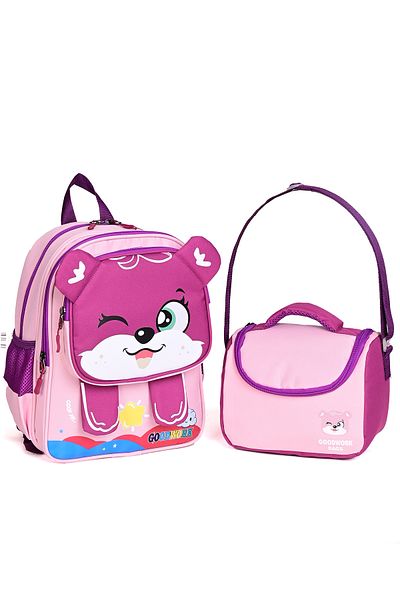 Wander 2's Kindergarten and 1St School and Lunch Bag Set for Grades – Cute Character Design