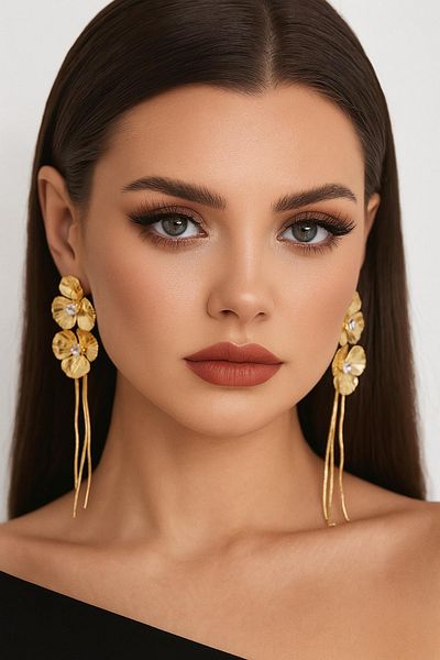 New Obsessions Tassel Flower Earrings