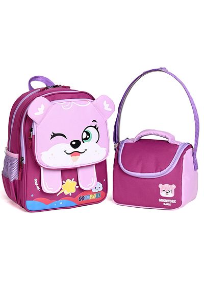 Wander 2's Kindergarten and 1St School and Lunch Bag Set for Grades – Cute Character Design