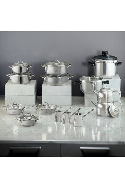 Aryıldız Solo 26 Piece Steel Dowry Set