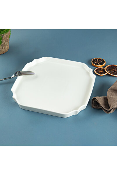 Aryıldız Lunar Square Serving Plate 22 cm