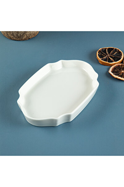 Aryıldız Lunar Square Oval Serving Plate 15 cm