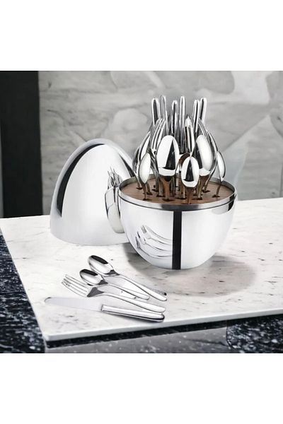 OEM Premium cutlery set with silver stand