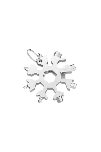 OEM Multifunctional "Snowflake" keychain, useful gadget for men, outdoor enthusiasts and cyclists