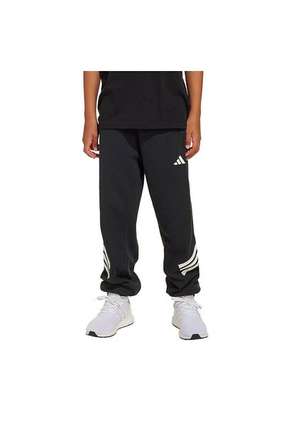 adidas Children's Black Tracksuit J Fi 3S Wide Pt Jd1298