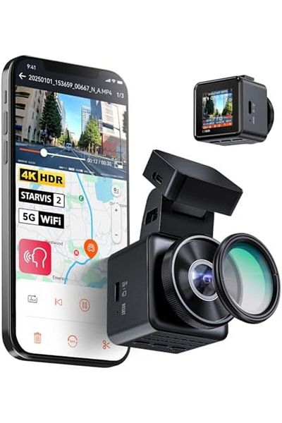 VANTRUE كاميرا أمامية صغيرة E1 Pro 4K للوحة القيادة