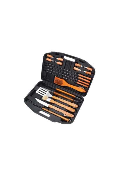 OEM Set valiza cu 18 ustensile gratar