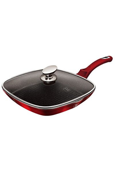 Berlinger Haus Grill Pan with Lid Berlinger Haus Burgundy Metallic Line BH 1613N