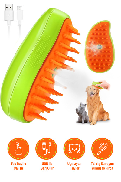 DEMPOWER Şarjlı Buharlı Tüy Toplama Fırçası