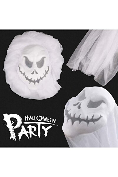 Idefair Halloween floating ghost, fabric, white, 3.3 x 2m