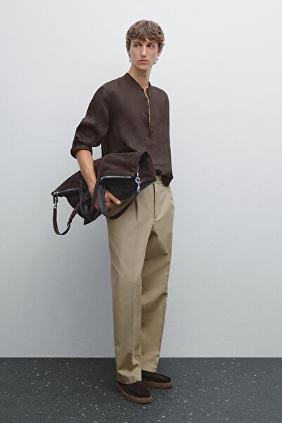 Massimo Dutti Hakim yaka regular fit gömlek