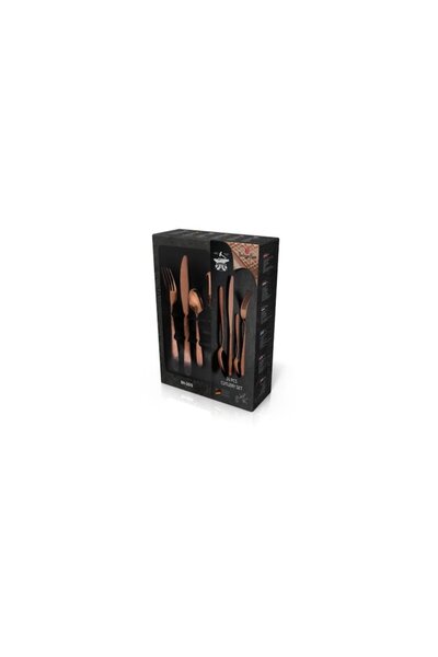 Berlinger Haus Cutlery set, 24 pieces, 6 people, stainless steel, Berlinger Haus, rose gold BH2619