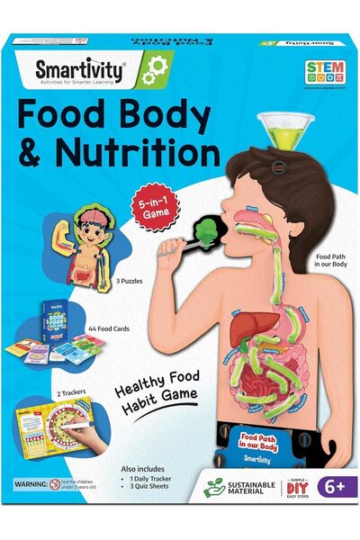 Smartivity نموذج عمل الجهاز الهضمي | لعبة STEM الغذائية والجسم والتغذية للأطف...