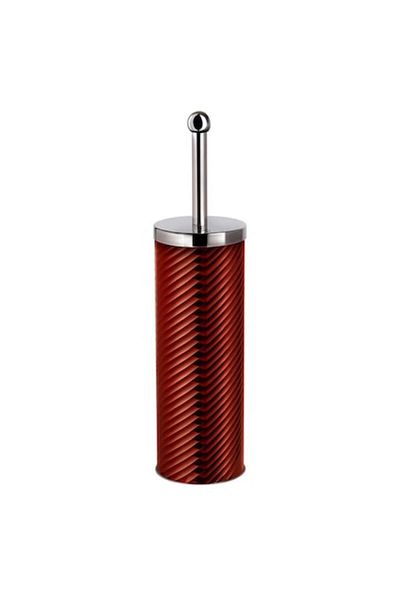 Berlinger Haus Toilet Brush , Burgundy Metallic Collection Bh-6511 With Stainless Steel Holder