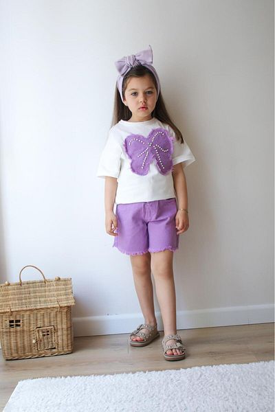 bakk baby Girl's shorts suit