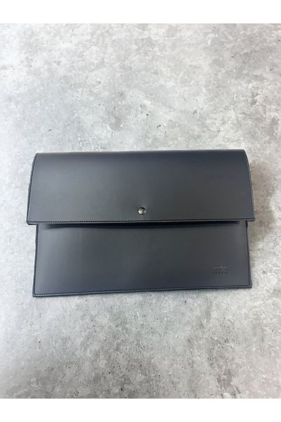PLUSH STUDIO ISTANBUL Черна куфарче и чанта за лаптоп с плюшена подплата – 36x26 см