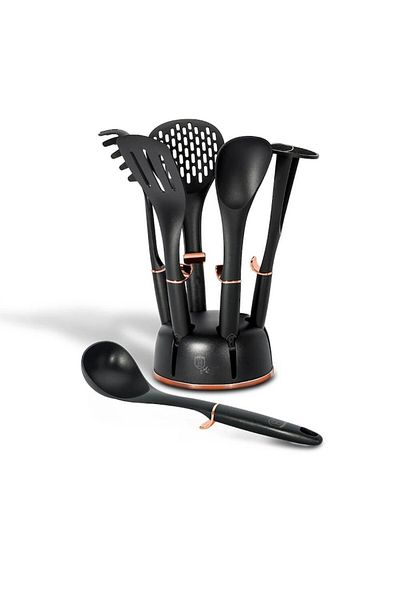 Berlinger Haus Set ustensile bucatarie, 7piese, Black Rose Collection Berlinger Haus Premium BH 6209