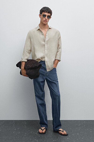 Massimo Dutti Regular fit çizgili gömlek