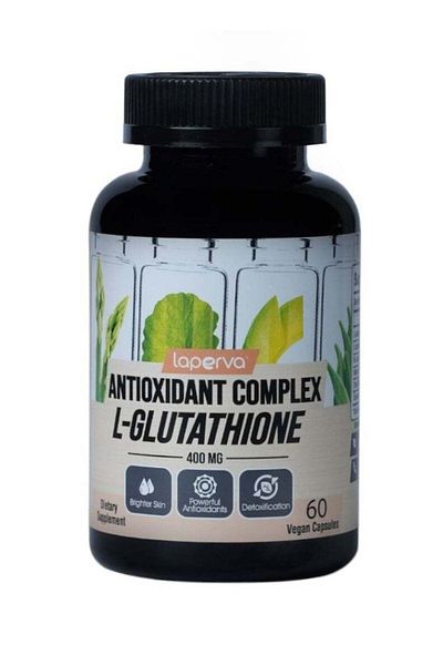 Laperva Antioxidant Complex L Glutathione, 60 Veggie Capsules, 400 mg