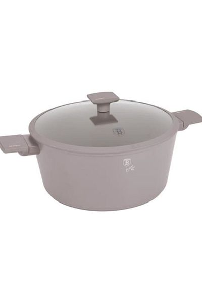Berlinger Haus Pot with Lid 30 cm, 8L – Berlinger Haus Taupe Collection BH 8103