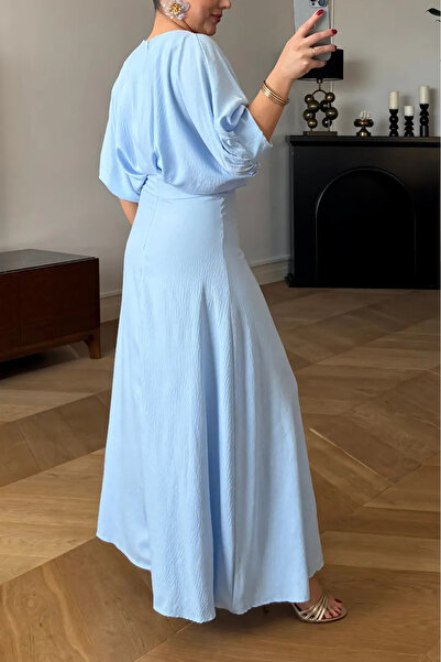 Neşeli Butik rochie de vară din lycra cu decolteu în V bebeluș NBMY3579