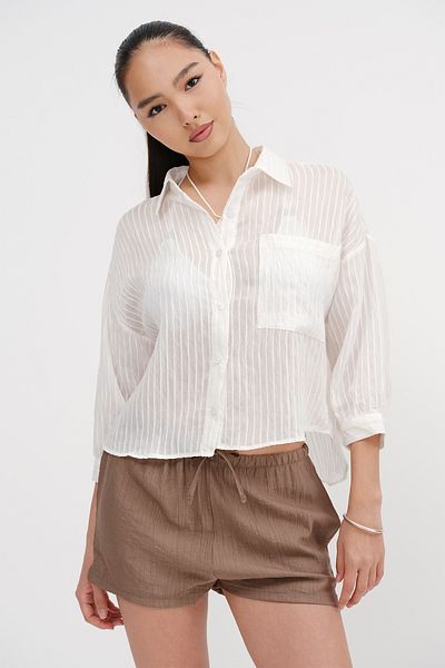 Addax Single Pocket Shirt G2108
