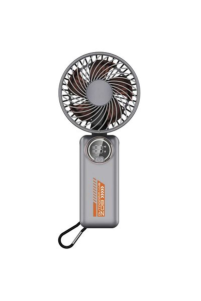 SKYDDAR INNOVATION Portable Fan with LED Display Z8, 3 Speeds, USB-C 2A, 3600mAh, Compact and Lightweight, White