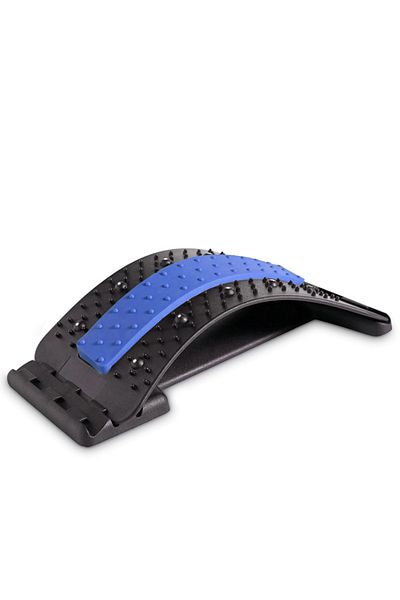 NEO Neo™ Lumbar Massage Device with Acupressure and Stretching Function, maximum 150 kg, Indigo
