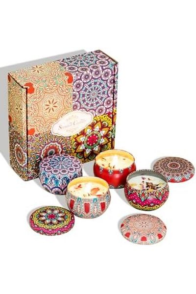 Generic Scented Candles Gift Set For Women, 4 Pack Aromatherapy Candles With Essential Oil