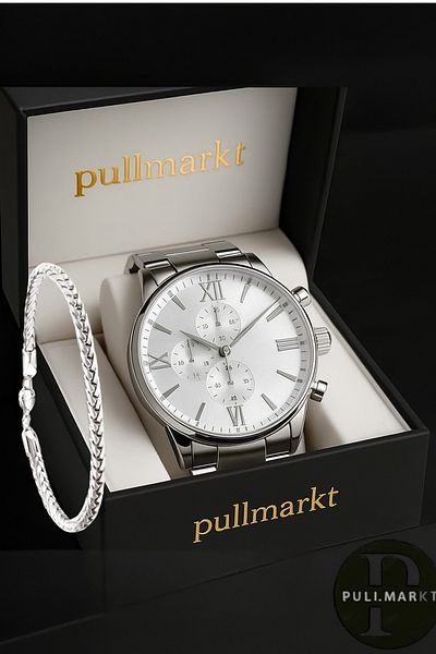pullmarkt Bracelet + Analog Wrist Watch