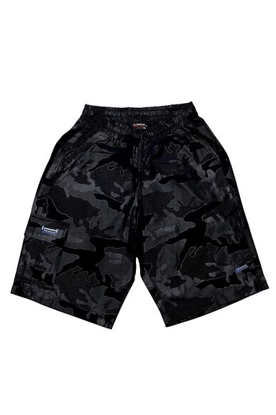 Masimar Men's Regular Fit Shorts with Elastic Waist, Lace-Up and Zipper Pocket