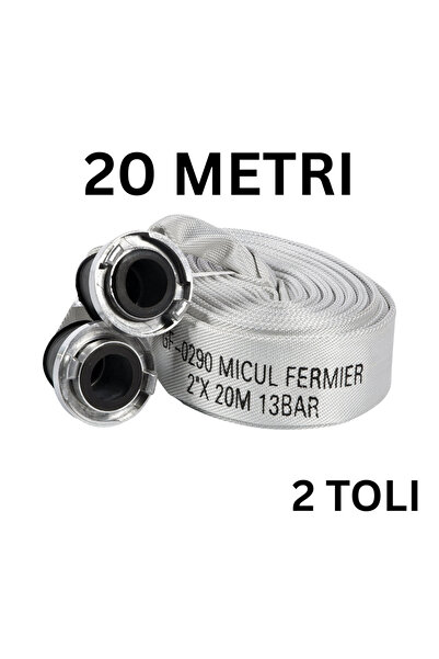 COBI SMART® Furtun pompier, 20 m, 2 inch, diametru 50 mm, capete incluse - CO...