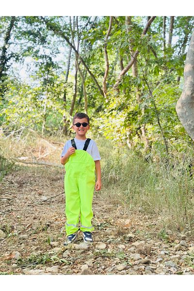 Dage Kids Waterproof Thermal Rainforest Coverall with Adjustable Straps