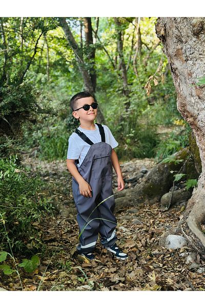 Dage Kids Waterproof Thermal Rainforest Coverall with Adjustable Straps