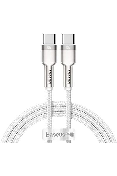 Baseus 100W PD 5A Quick Charge 3.0, Fast Charging USB C to USB C Cable, Nylon Braided Type C Fast 48