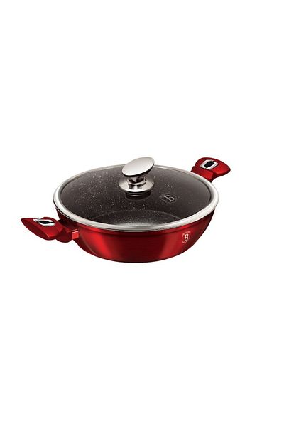 Berlinger Haus Burgundy Edition Pot with Lid, 24 cm, 2.3 L