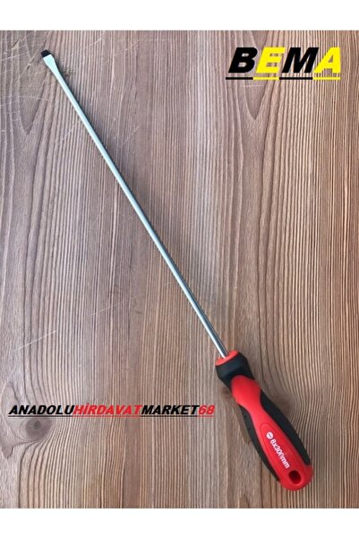 Bema 3*300MM CRV UZUN İNCE UÇLU DÜZ TORNAVİDA MIKNATIS UÇLU 40CM