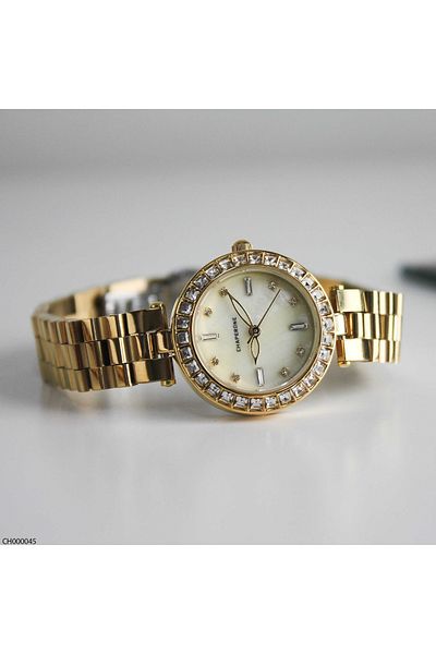 Chaperone Ch000045 Women's Wrist Watch with Steel Band
